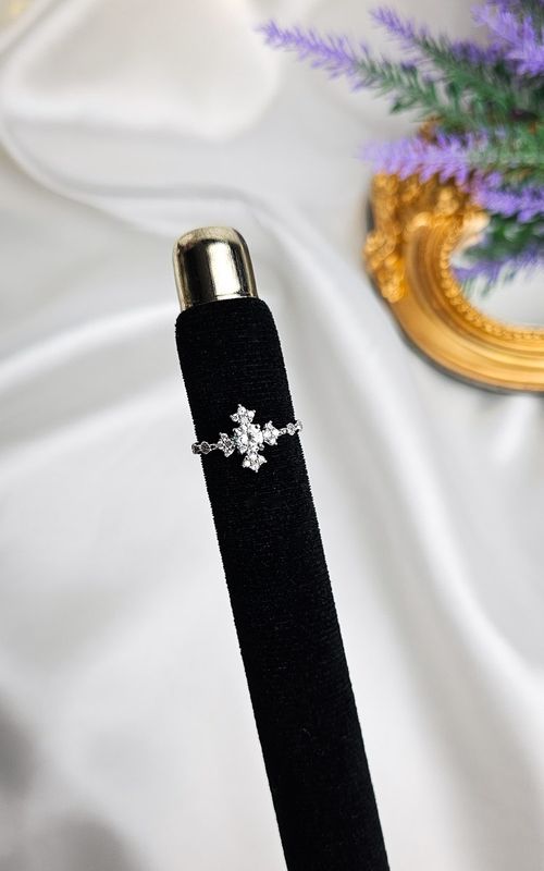 Adjustable Ring in Moissanite n.1 (FROM SIZE 10)