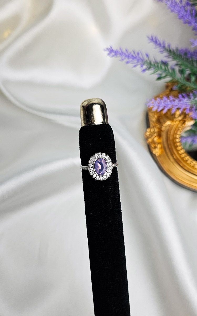 Adjustable Ring in Lavander Quartz (FROM SIZE 12)