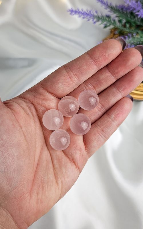 Rose Quartz Mini Sphere (Ø1,5cm)