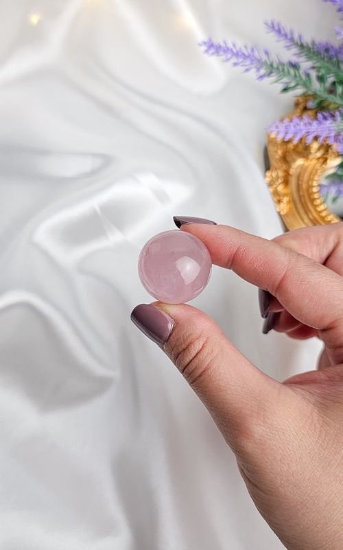 Rose Quartz Sphere (M/L)