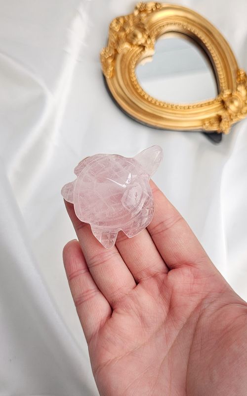 Rose Quartz Turtle
