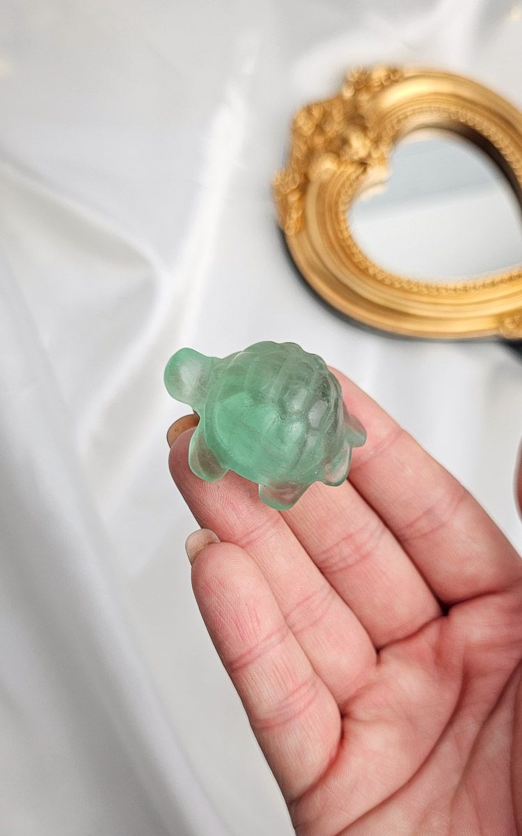 Green Fluorite Turtle