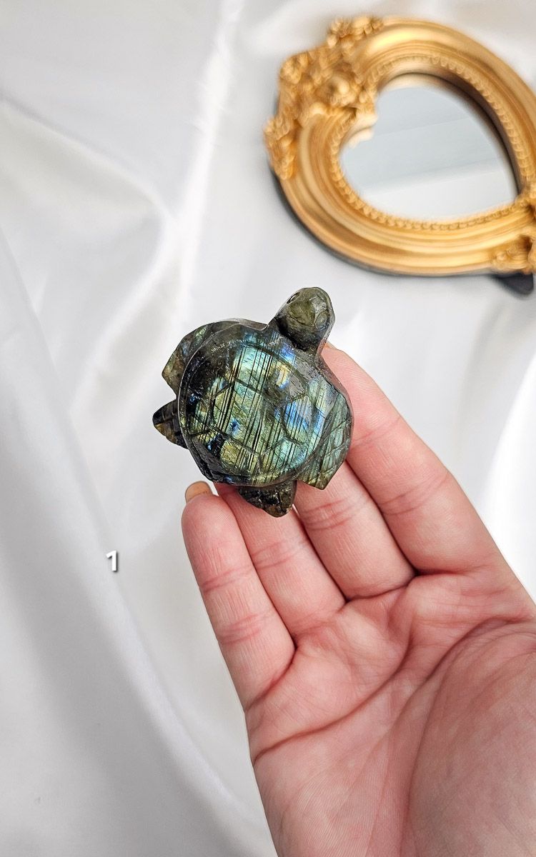 Labradorite Turtle n.1