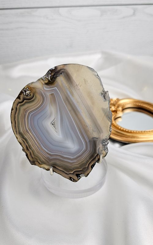 Agate Slab on Stand (Small) n.1
