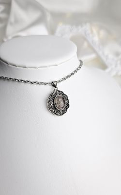 Etnic Necklace in Garden Quartz n.1