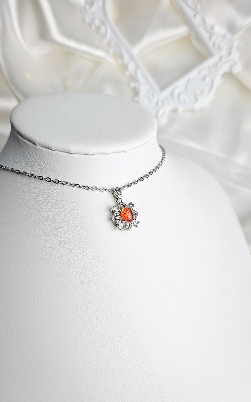 Necklace in Sunstone
