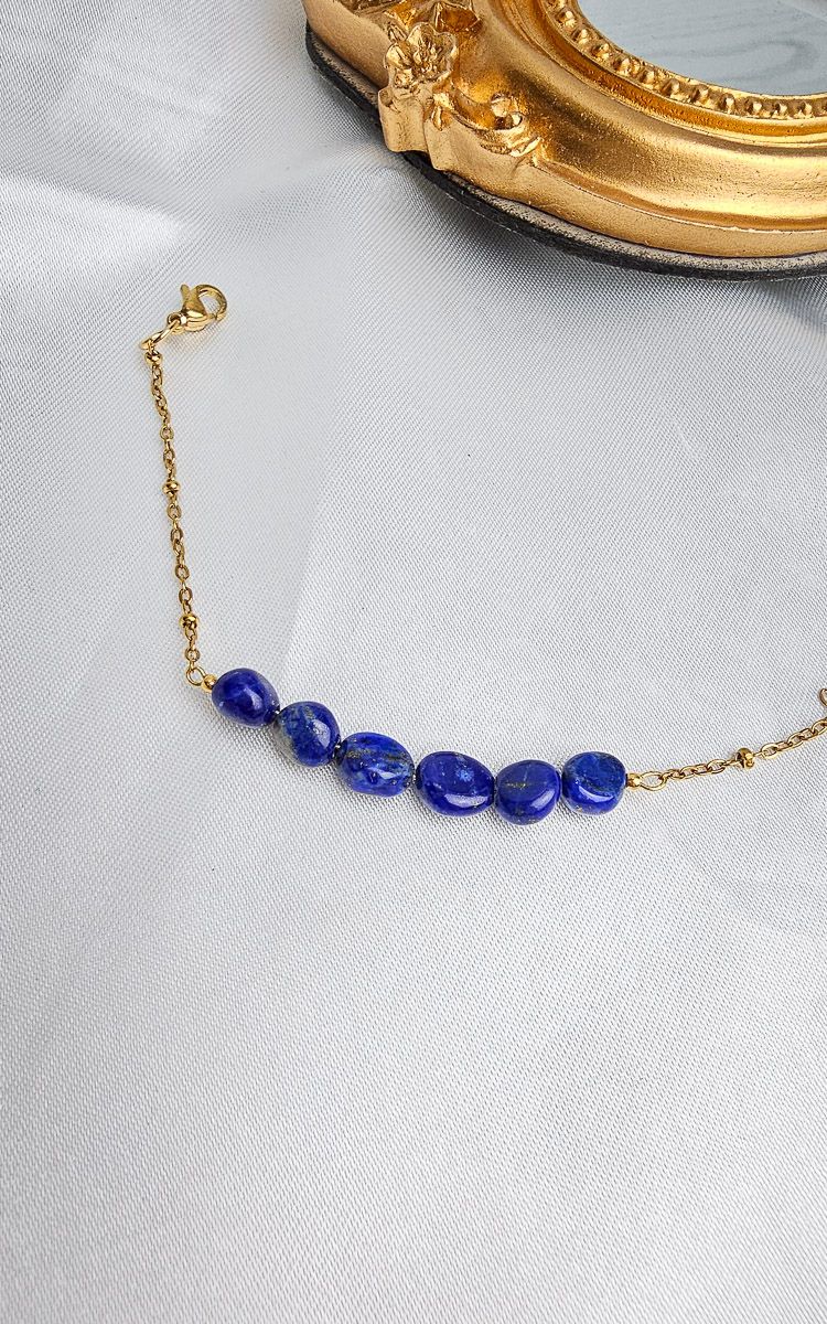 Bracelet "AION" in Lapislazuli - WISDOM &amp; INTUITION