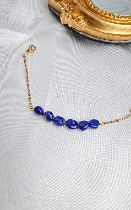 Bracelet "AION" in Lapislazuli - WISDOM &amp; INTUITION