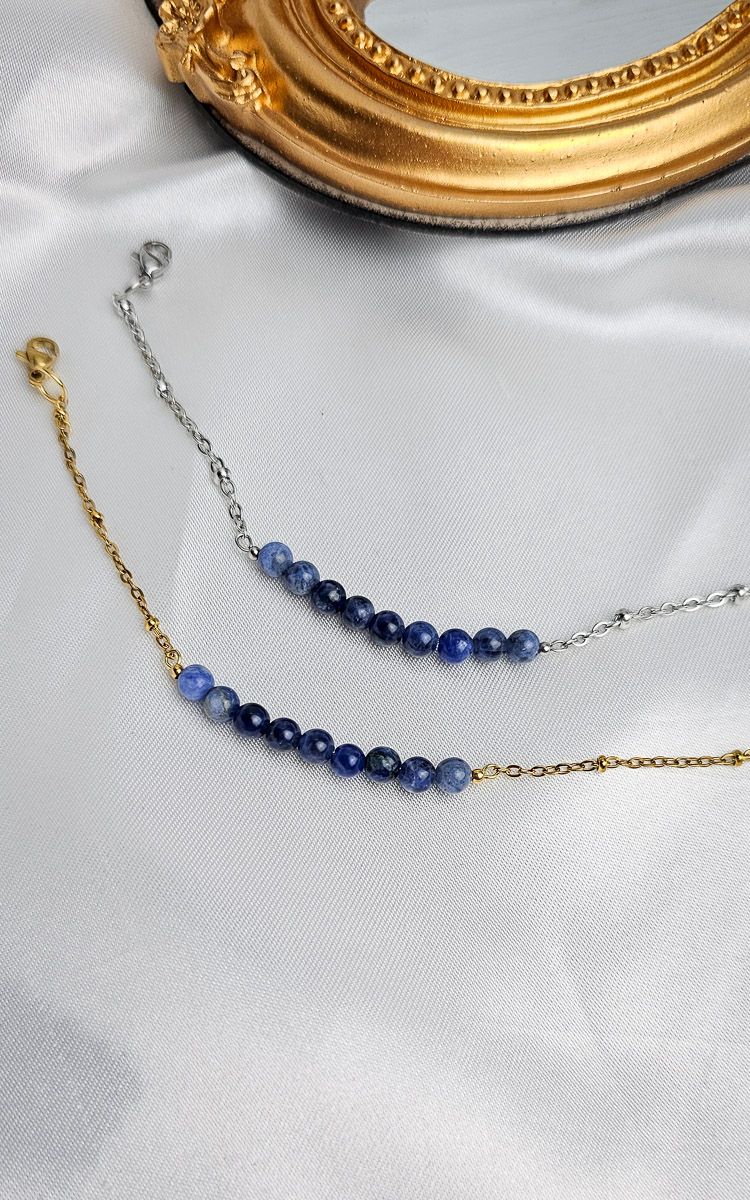 Bracelet "AION" with Sodalite - COMMUNICATION &amp; CALM