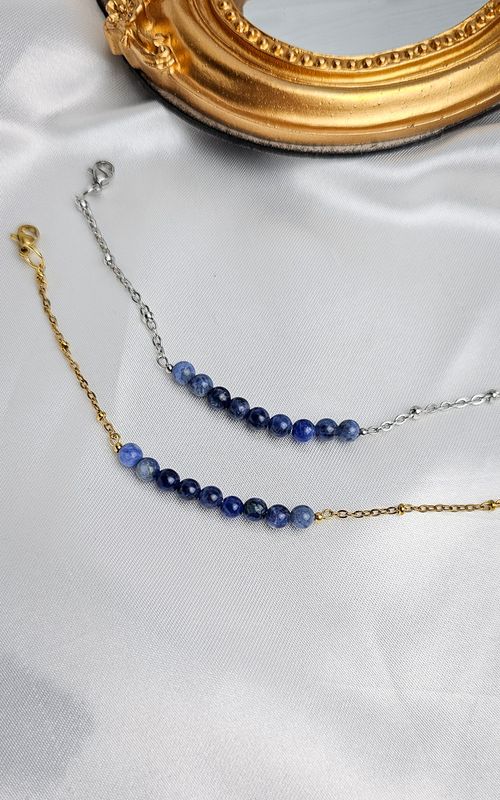 Bracelet "AION" with Sodalite - COMMUNICATION &amp; CALM