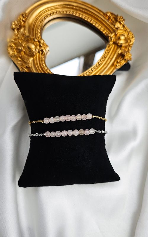 Bracelet "AION" with Rose Quartz - LOVE &amp; EMOTIONAL HEALING