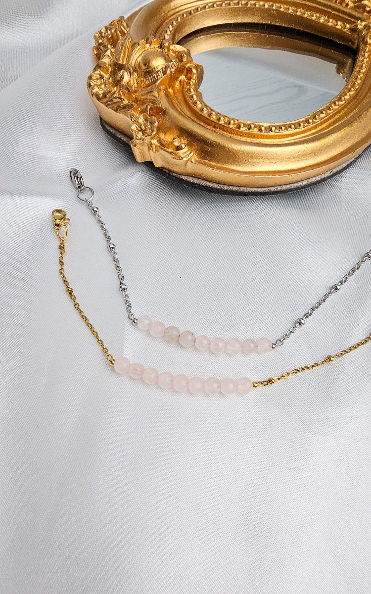Bracelet "AION" with Rose Quartz - LOVE &amp; EMOTIONAL HEALING