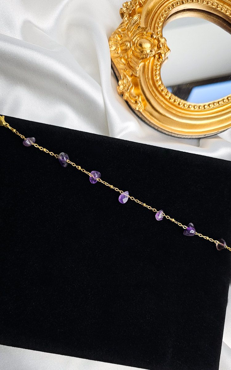 Bracelet "HALO" with Amethyst - CLARITY &amp; SPIRITUALITY