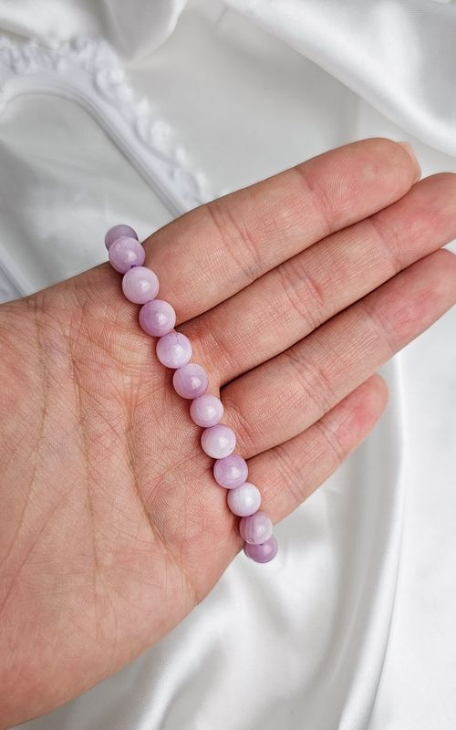 Elastic Bracelet in Kunzite