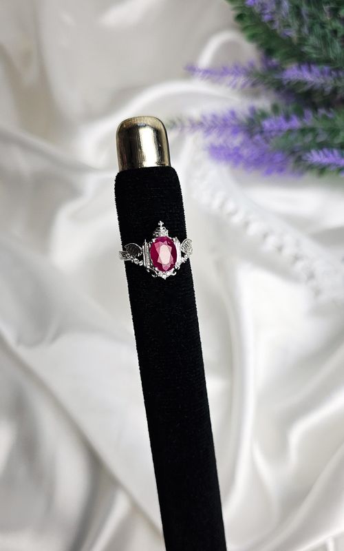 Adjustable Ring in Ruby Root (FROM SIZE 15)