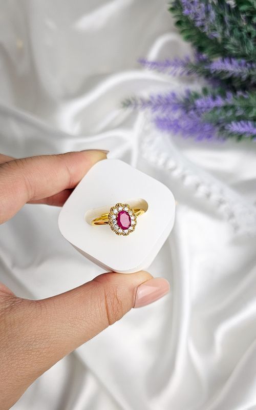 Adjustable Ring in Ruby Root (FROM SIZE 15)