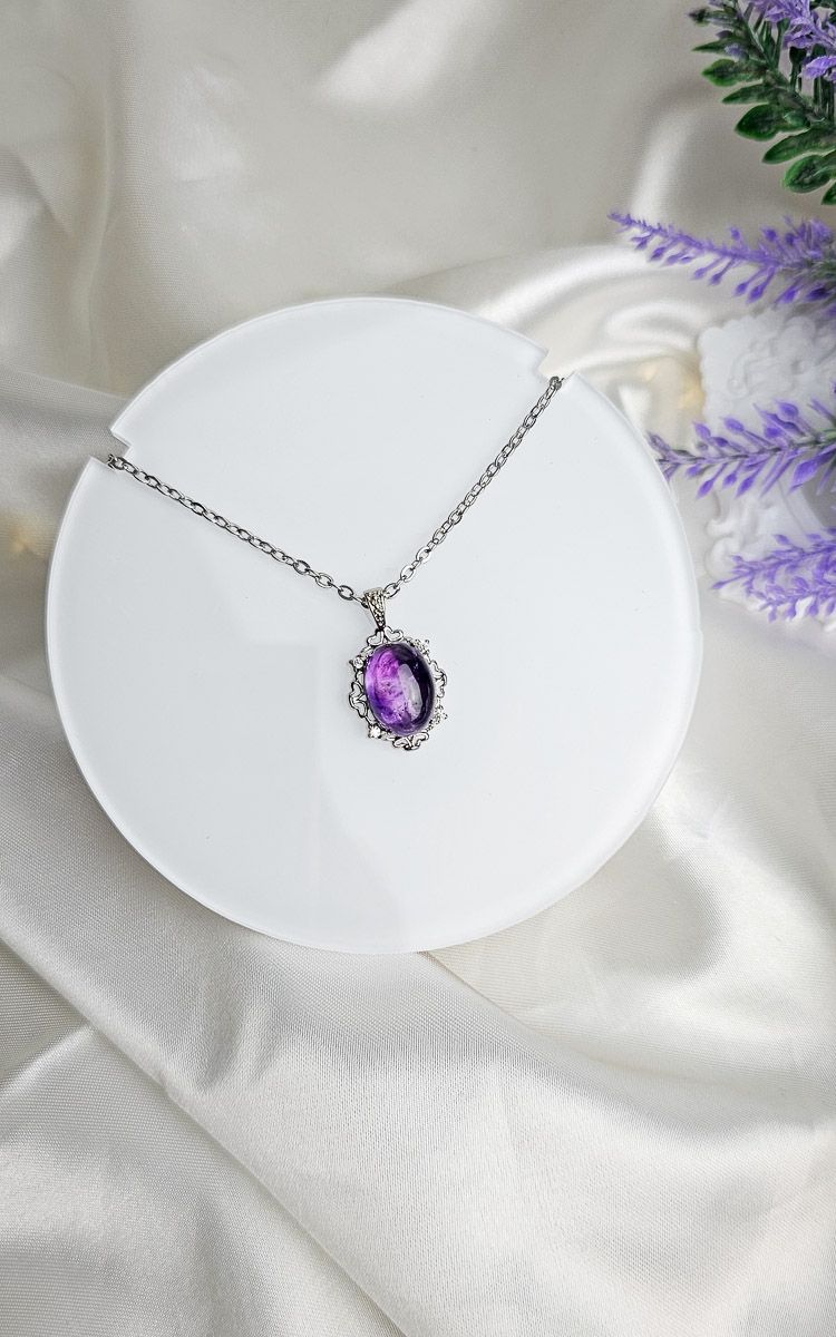 Etnic Necklace in Amethyst