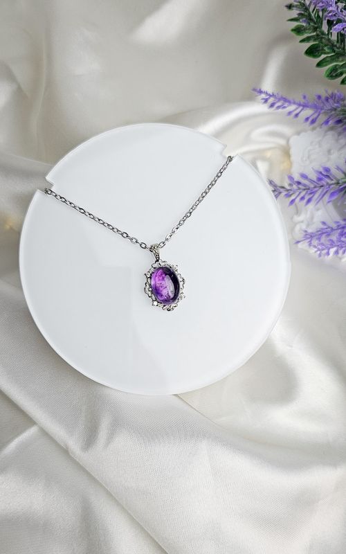 Etnic Necklace in Amethyst