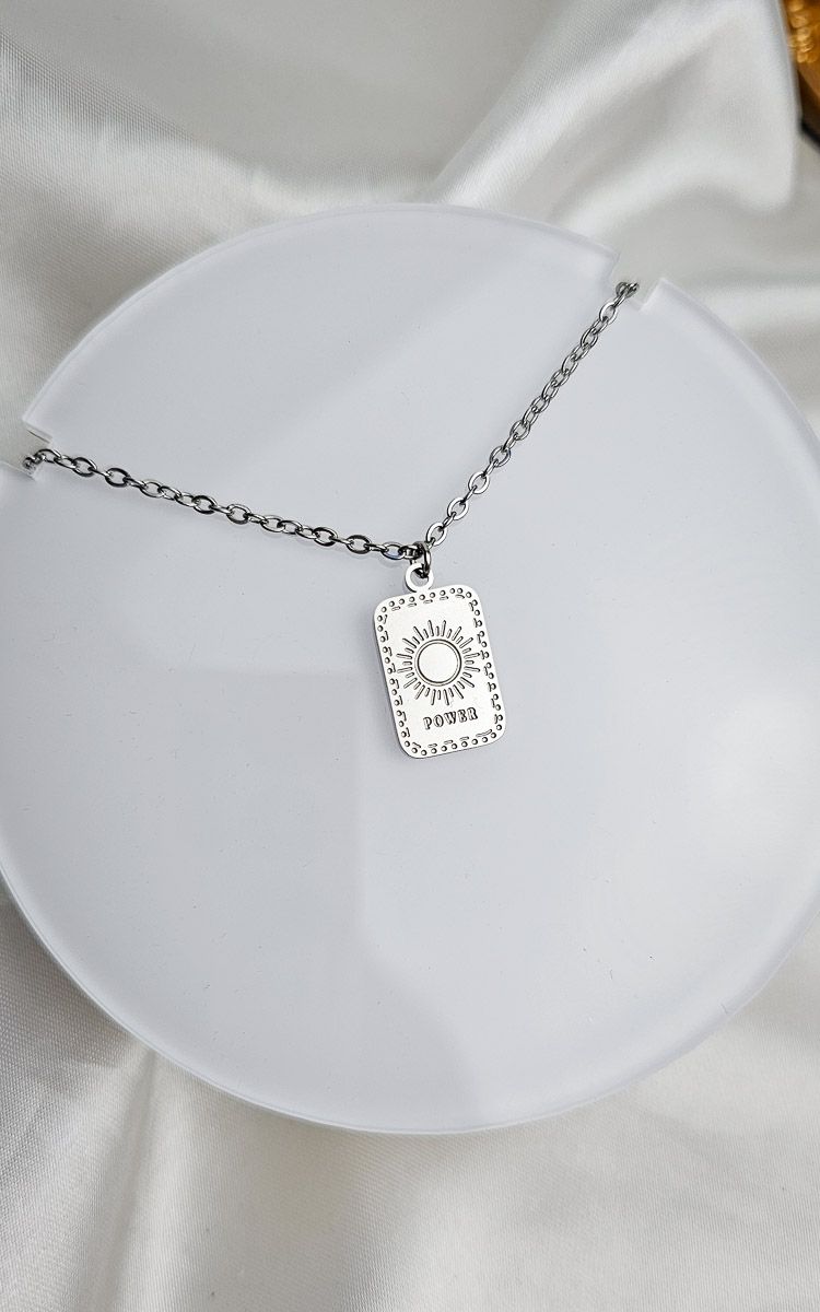 Necklace with Sun (stainless steel)