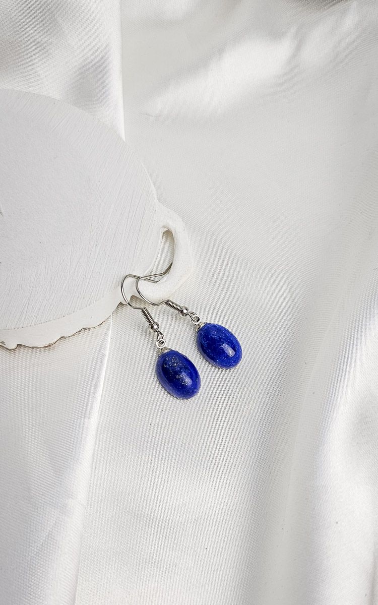 Earrings with Lapislazuli