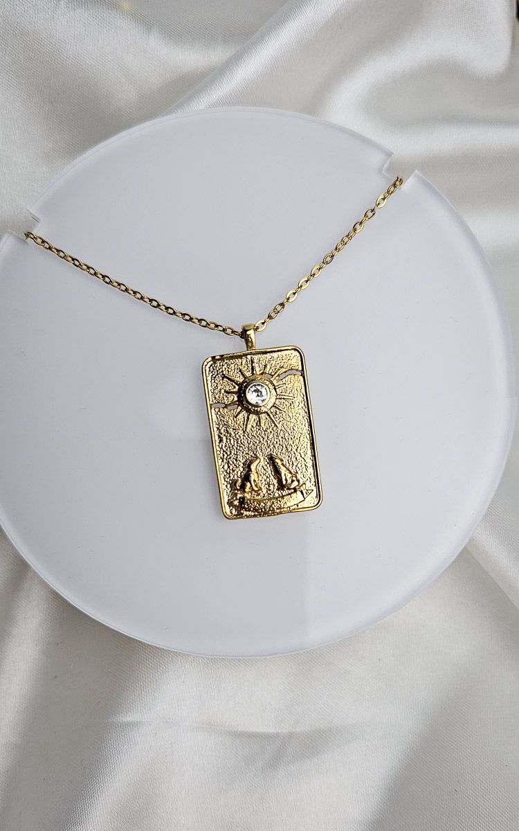 Necklace with "The Sun" Tarot