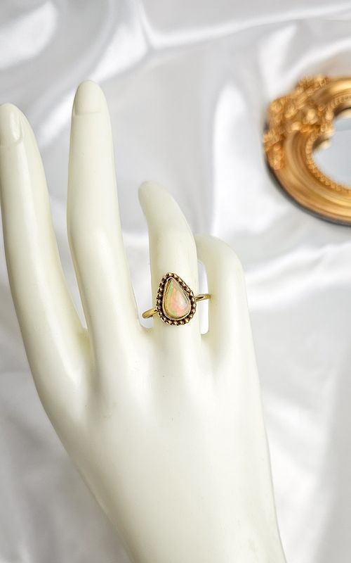 Adjustable Ring in Opal (FROM SIZE 9)