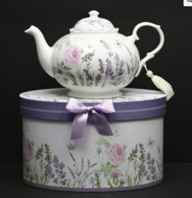 Teapot In A Gift Box Lavender