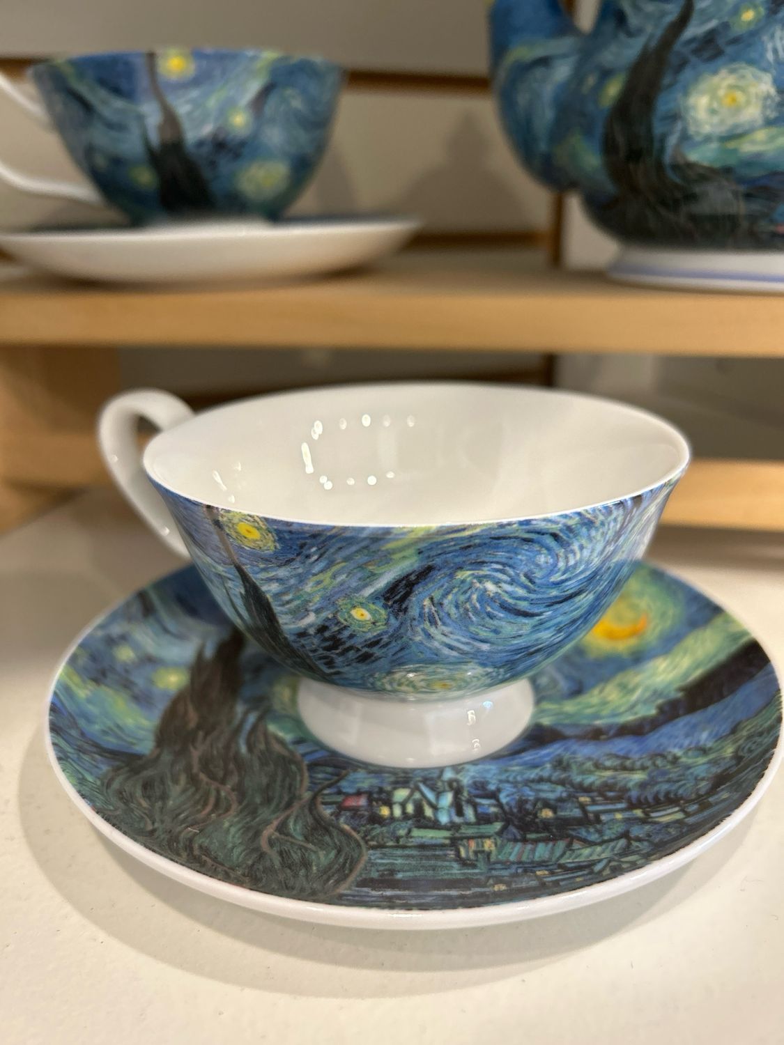 Van Gough Starry Night Cup &amp; Saucer