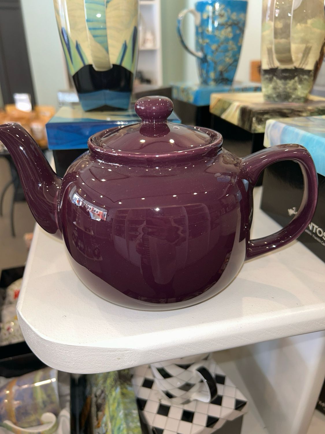 Plum 6 Cup Teapot