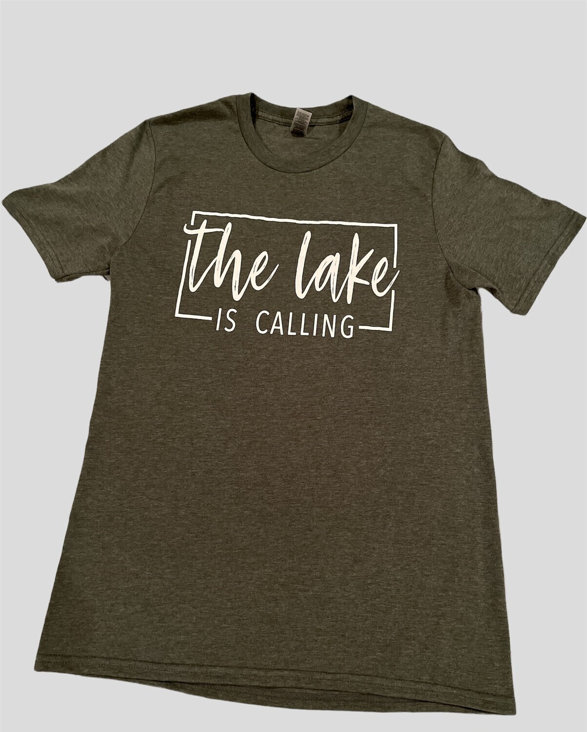 The Lake Is Calling T-Shirt (Military Green)