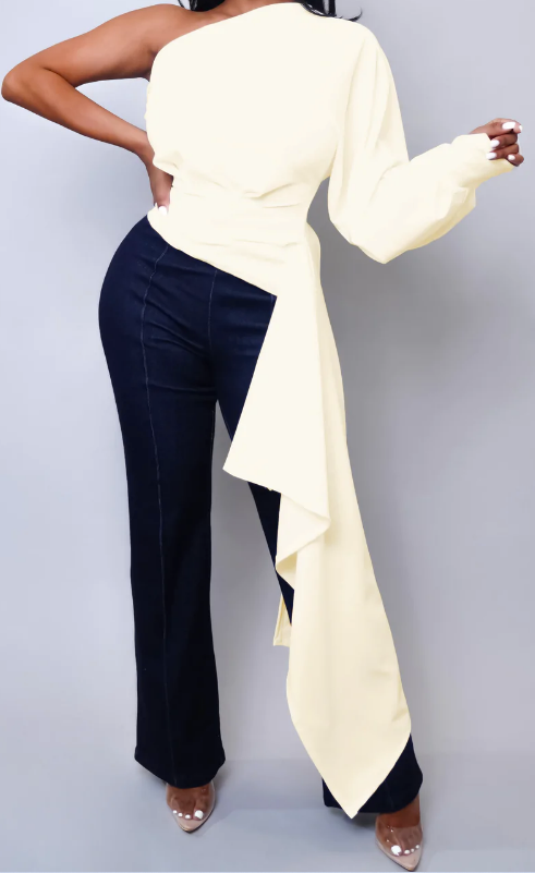 Borderline Top - Ivory