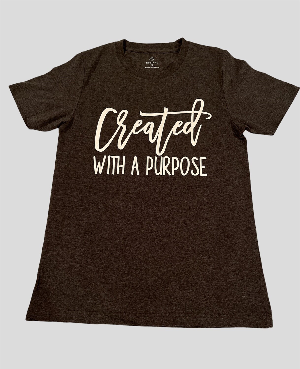 Created With A Purpose T-Shirt (Charcoal)