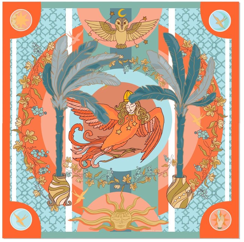 NEW Sweet Songs of Harpy Cotton&amp;Silk Wrap