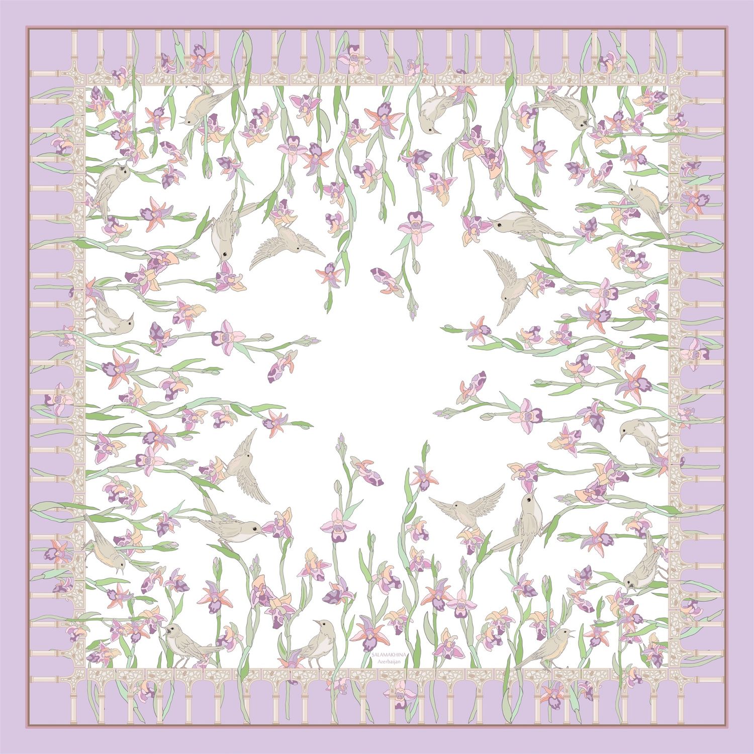NEW Khari Bulbul 108x108 cm