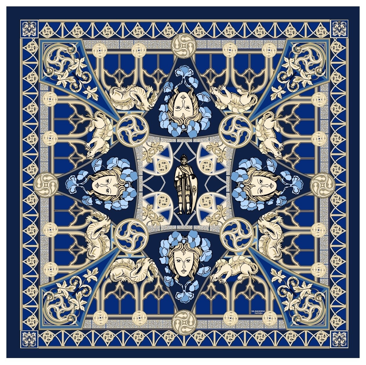 Mukhtarov's Palace in Venice Blue