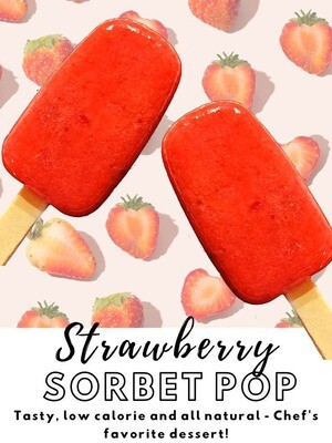 Strawberry Sorbet Pop