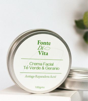 Crema Facial Té Verde &amp; Geranio