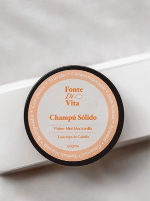 Champú Sólido de Manzanilla, Polen &amp; Miel