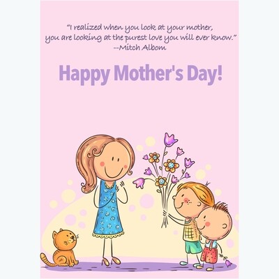 Animated Mother's Day Card