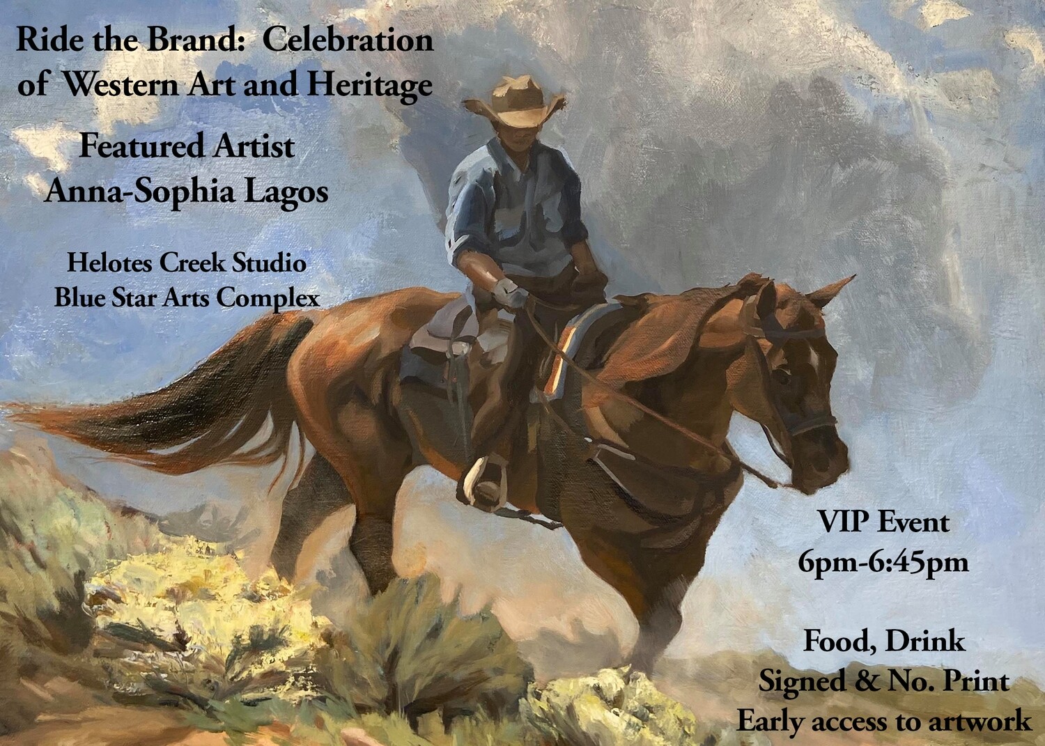 Ride the Brand: Celebration Western Art and Heritage VIP