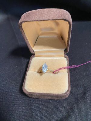 10K Cubic Z. Solitare Ring