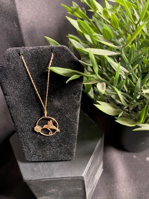 10k Gold Hummingbird Necklace