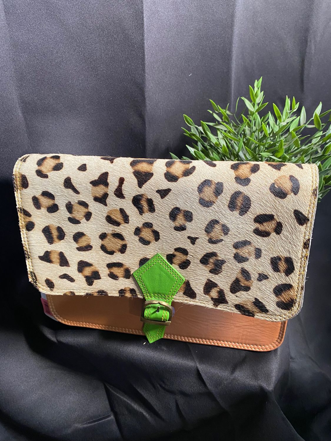Abstract Leather Purse