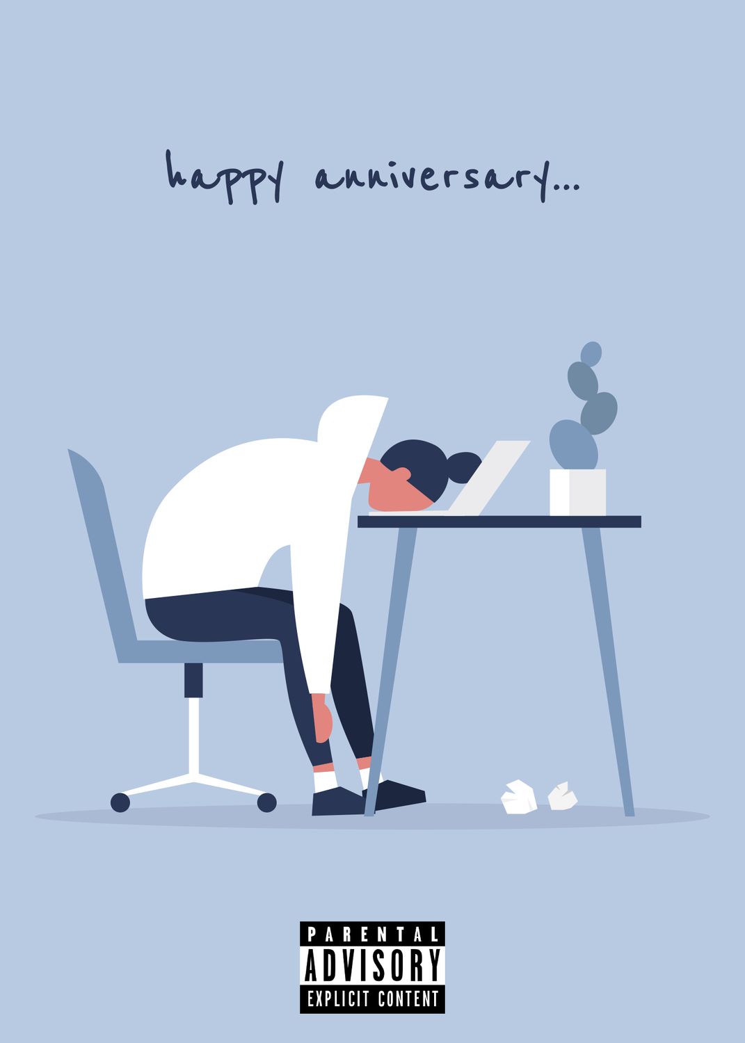 Happy Anniversary (Explicit Blue)