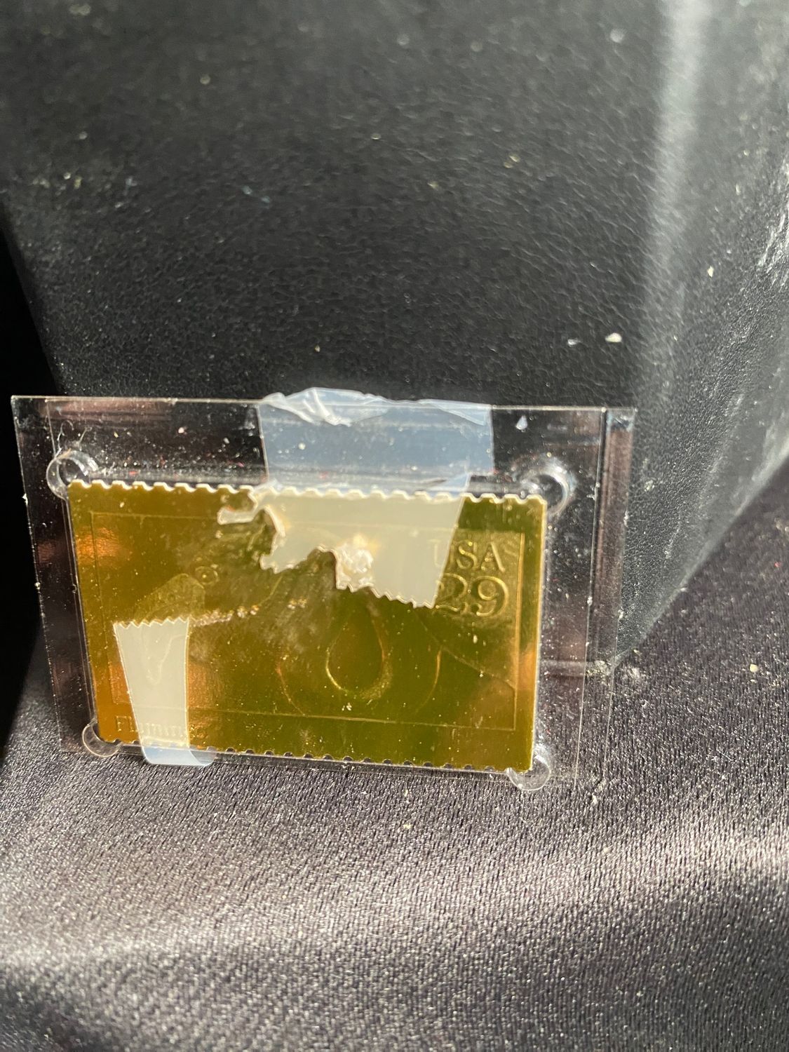 24K Gold Plated Flamingo Stamp