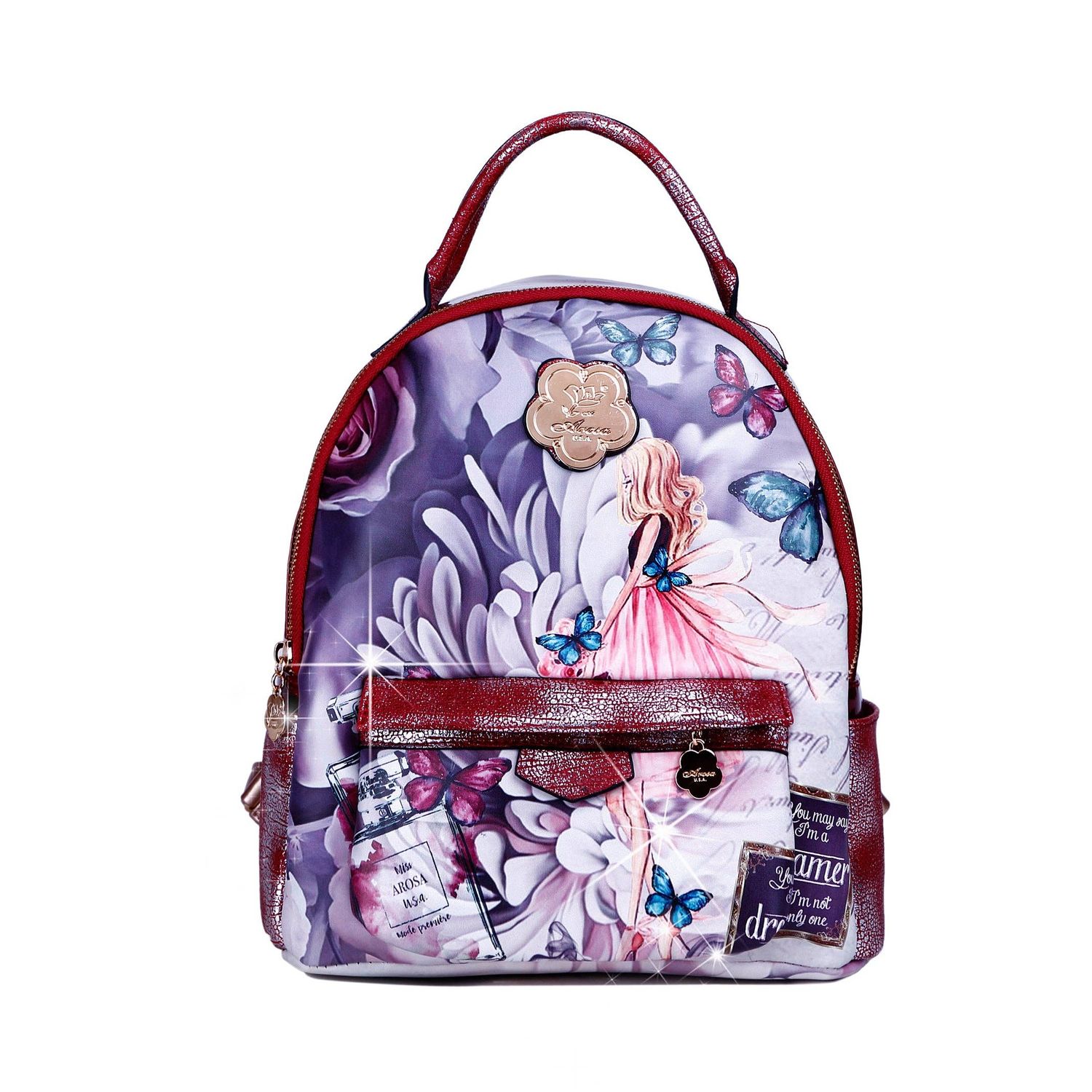 Priness Backpack (Arosa) Vegan Leather