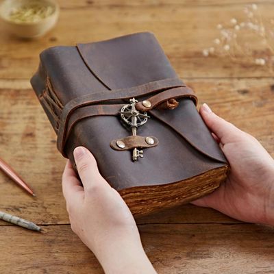 Leather Journal With Key