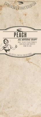Traditional Peach Natural Soap
