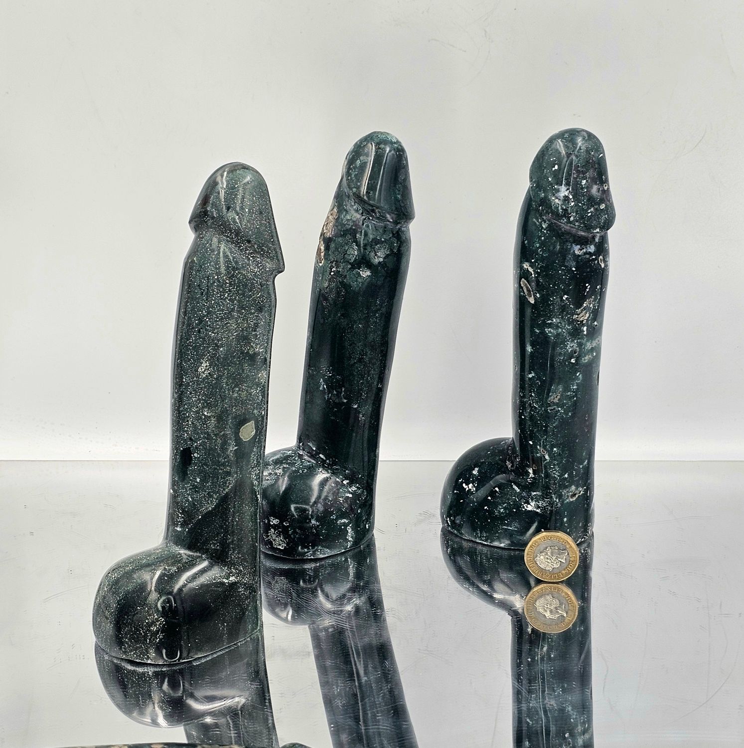 Ocean Jasper Phallus Sculpture