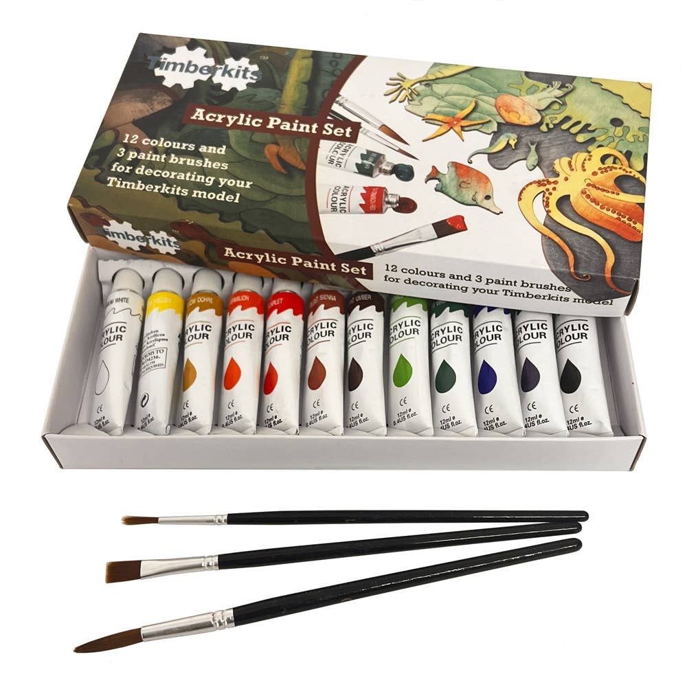 Timber Kits Acrlyic Paint Set